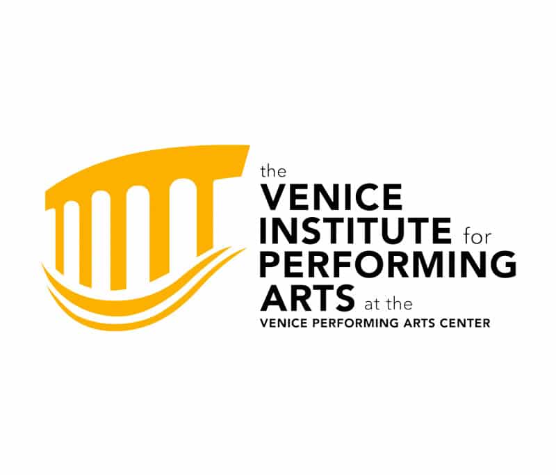 The "Venice Institute for Performing Arts at the Venice Performing Arts Center" logo