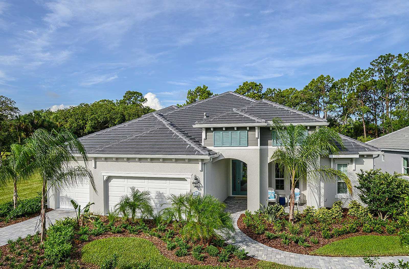 home in grand palm neighborhood with walking path