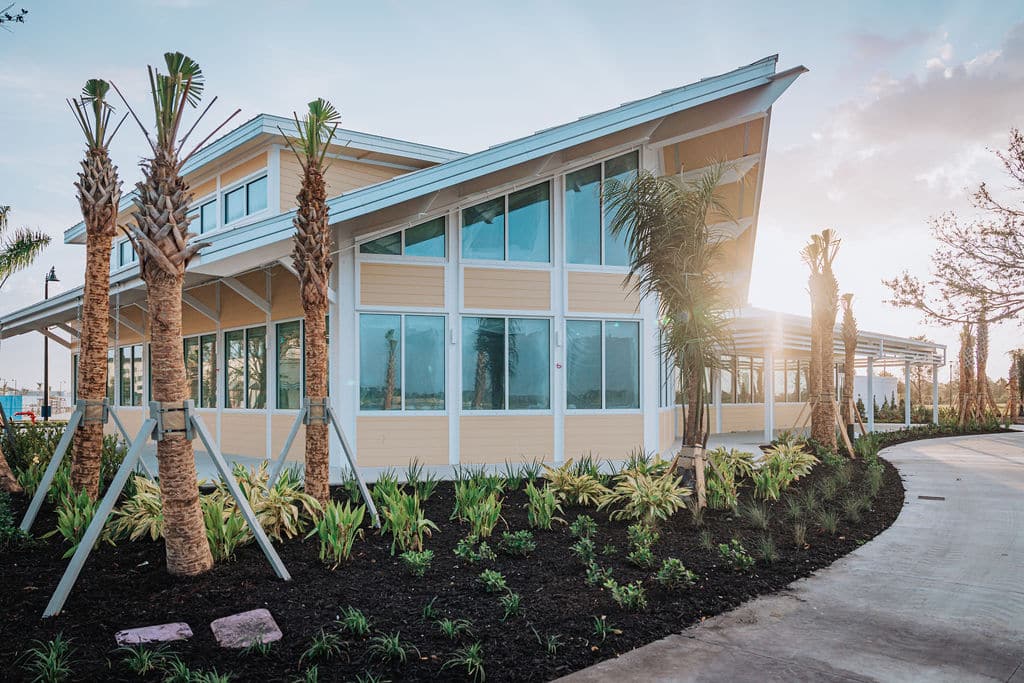 The Bayan Building which is a dining hall